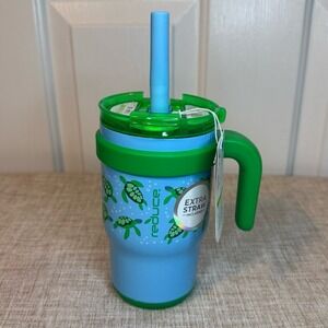 Reduce Coldee 14oz Toddler Tumbler Sea Turtle Design New With Straw & Lid